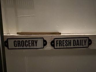 Metal farm house kitchen decor