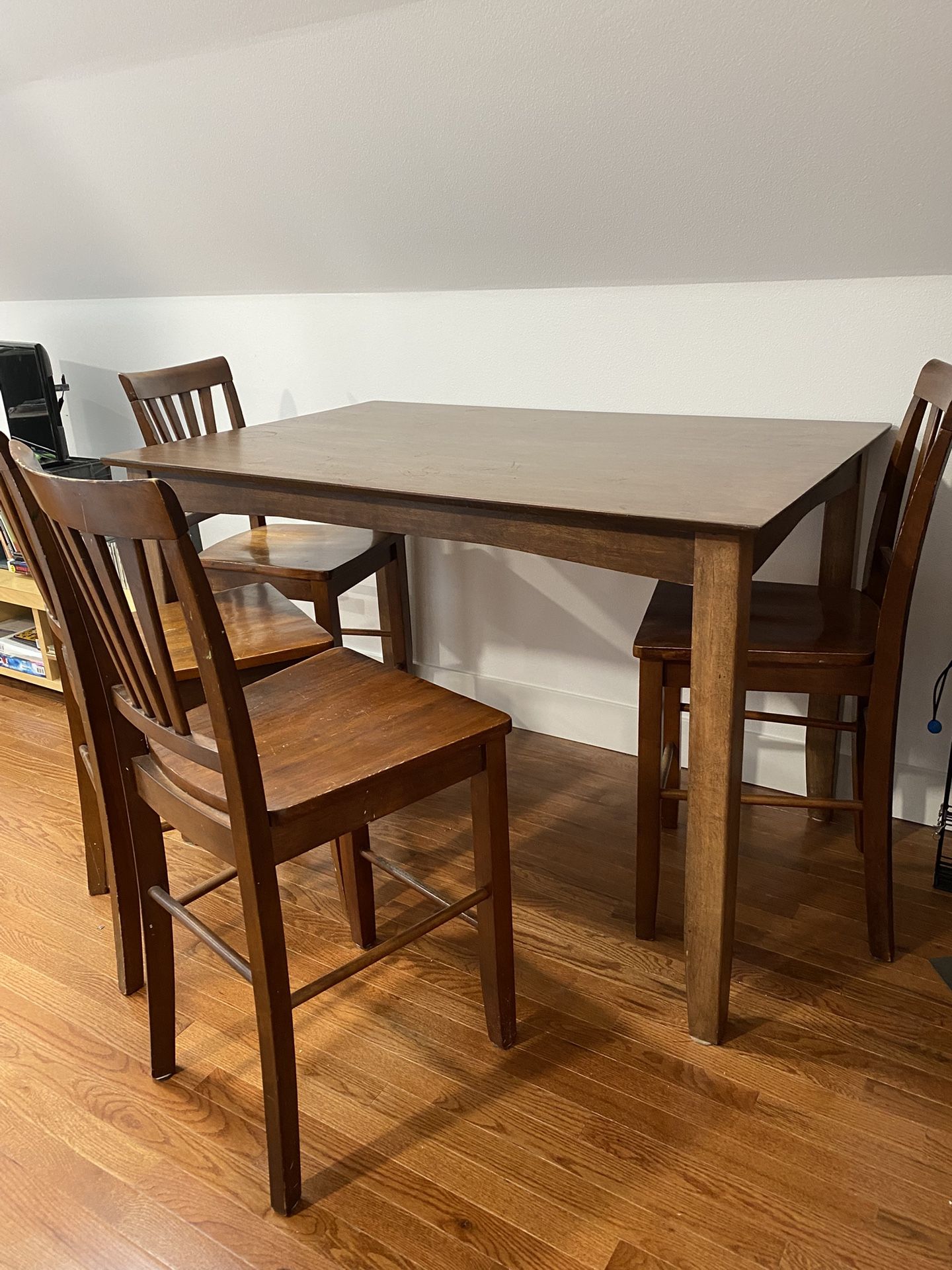 Tall Dining Table Solid Wood