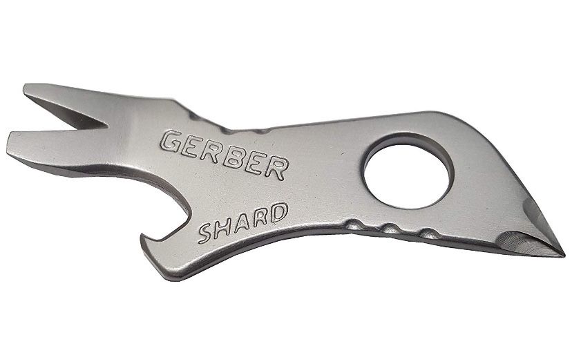 Gerber Gear Shard 7-in-1 Airline Safe Keychain Tool With Screwdriver (Silver)