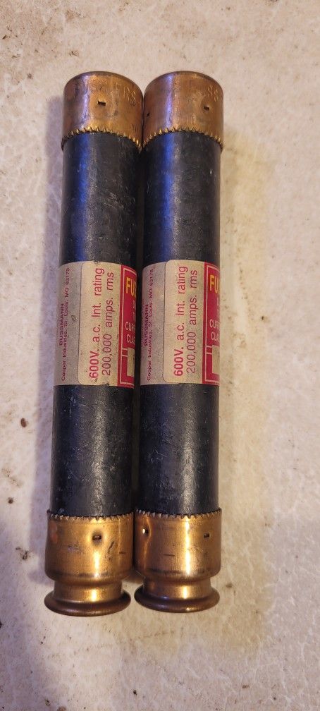 Lot of 2 Bussmann Fusetron FRS-R-7 Time Delay Fuse