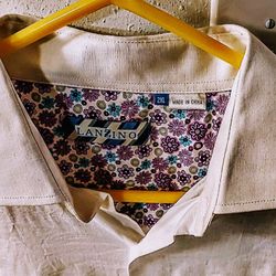 LANZINO STITCHED SHIRT
Men's Size 2XL 