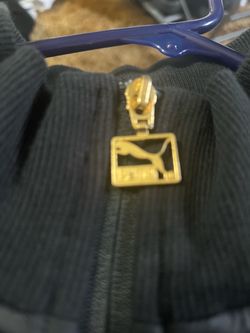 Men’s Black & Gold Puma Jacket