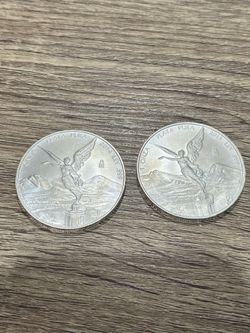 2014 & 2015 1 Onza Plata Pura Ley .999 Libertad Coin