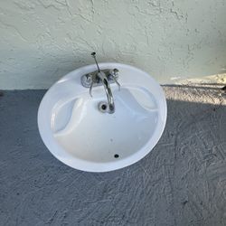 Bathroom Sink With Faucet 