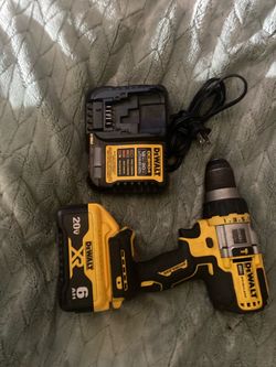 DeWalt 20V XR Brushless Drill Kit w/ 6.0Ah Battery & Charger