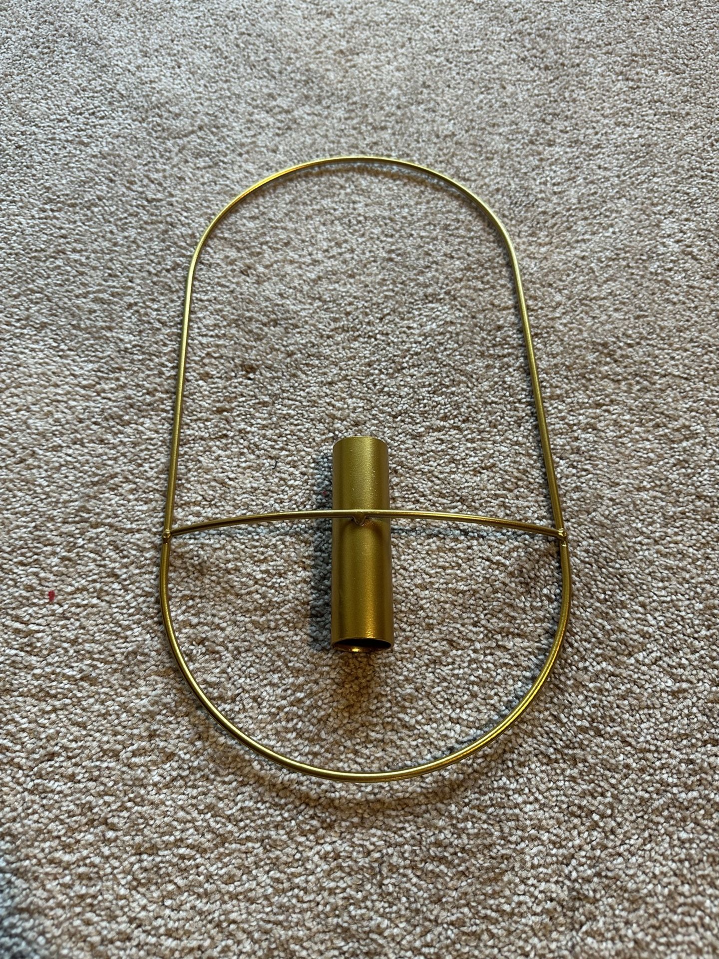 Gold Wall-Mounted Flower Tubes Flower Vase - 14.5(h) x 8(w)