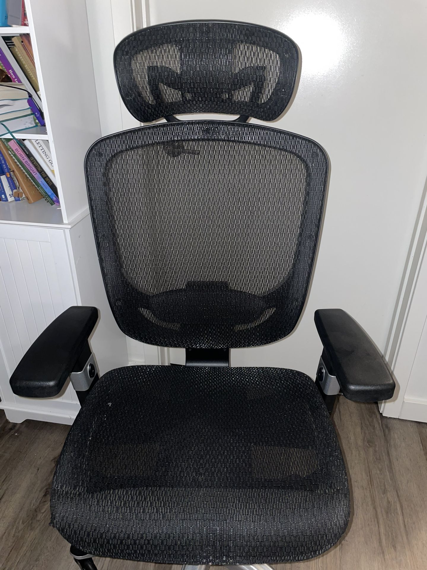 High Back Office Chair with Reclining & Lumbar Support, Adjustable Headrest