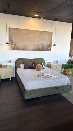 Crate & Barrel Inspired Storage Bed | Performance Velvet