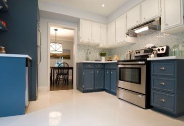 Cabinets professionally sprayed