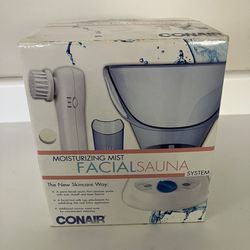 Conair Facial Sauna Exfoliate 