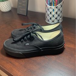 All Black Vans 