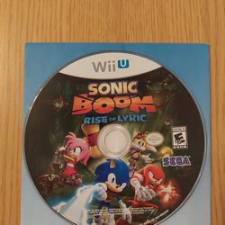 Sonic Boom Rise N Lyric WII U Nintendo Game