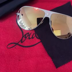 Versace Gold Mirror Sunglasses