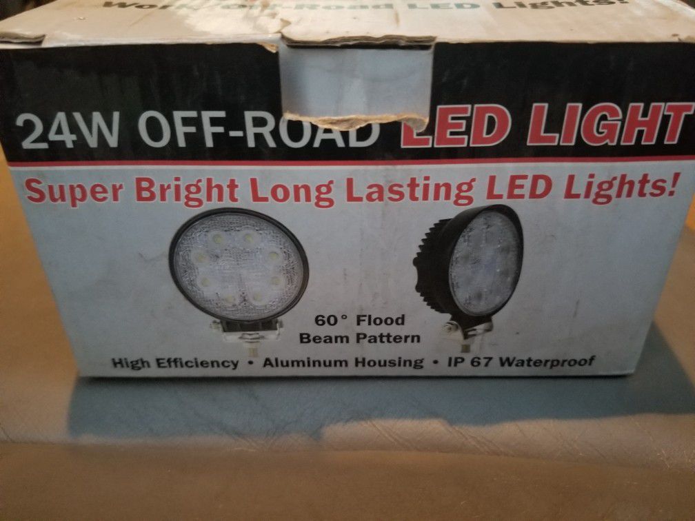 ACL brand LED off road lights 24watt PAIR