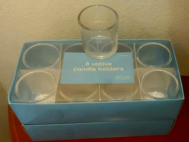 16 LARGE Votive Candle. Holders