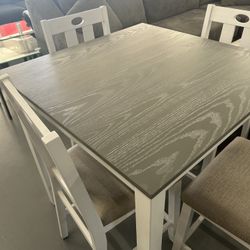 Counter Height Square Dining Table Set‼️ Same Day Delivery 