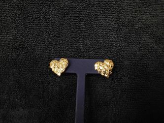 Earrings with stones Yellow Gold 10k (.417) 3.1 grams