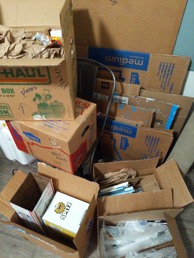 Free Moving Boxes + Stuffing