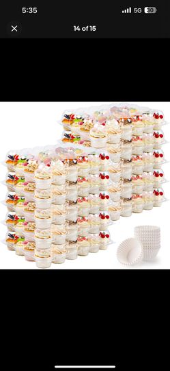 plastic cupcake containers