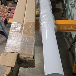 2- 8Ft LED Strip Light Fixtures  With Bulbs