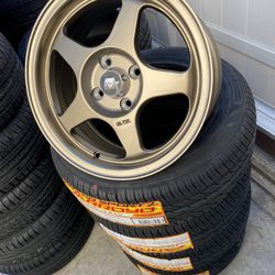 New 15” MST Rims /tires