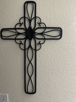 Iron wall cross