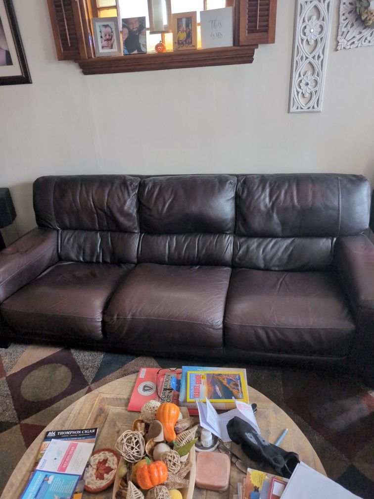 Leather Sofa