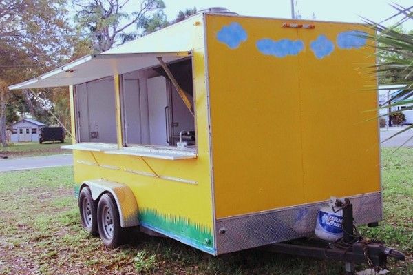 FOOD TRAILER 2007 BBQ 16'