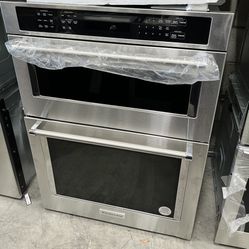 KitchenAid 30” Combo Microwave/oven Stainless Steel New 
