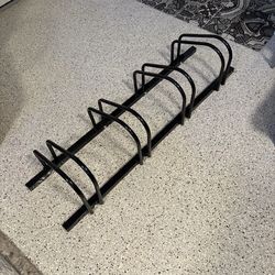 4 bike stand up bike rack for garage organization