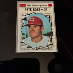 1970 Sporting Goods #458 Topps Pete Rose Great Condition 