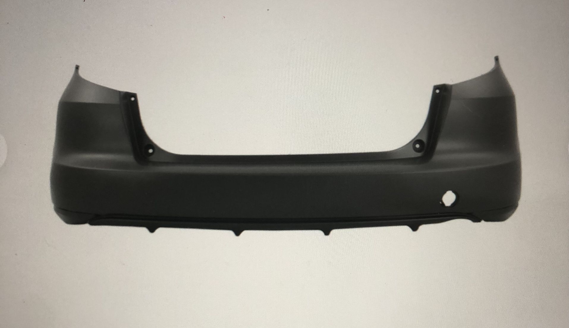 NEW Primered- Rear Bumper Cover Replacement For 2009-2014 Honda Fit 09-24