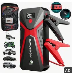 Tire Inflation And Battery Booster Combo