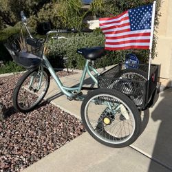 3 Wheeler Adult Tricycle 