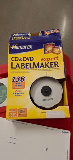 MEMOREX CD  DVD LABELER KIT