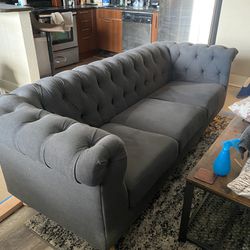 Charcoal World Market Couch