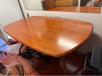 Wood Kitchen table with 2 chairs