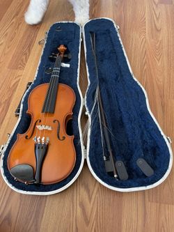 Glaesel Shop Violin Half Size v130e2 with Carrying Case