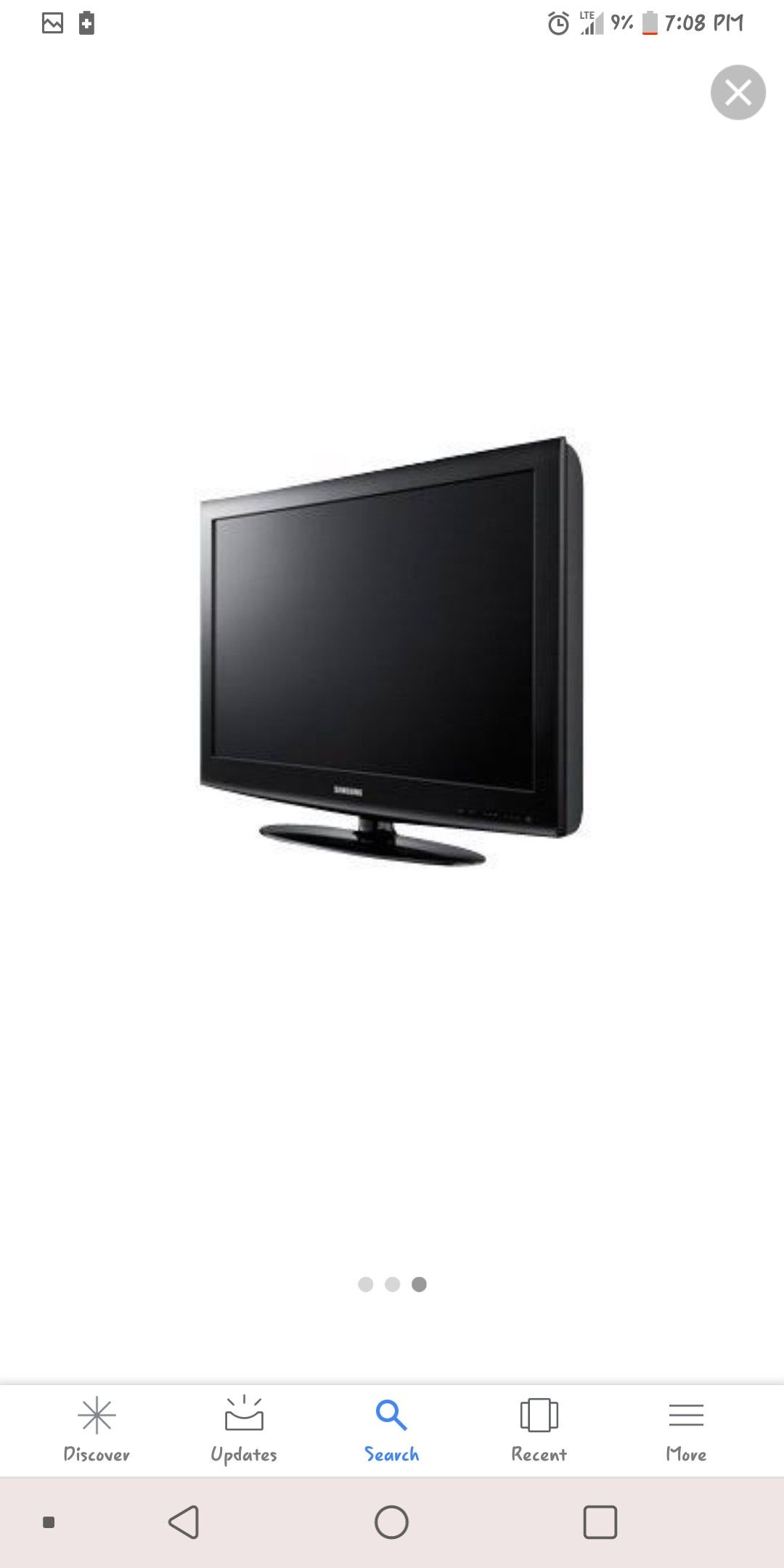 32 in Samsung flat screen TV