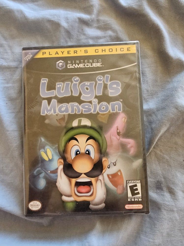 Luigis Mansion for Game Cube, brand new, factory sealed