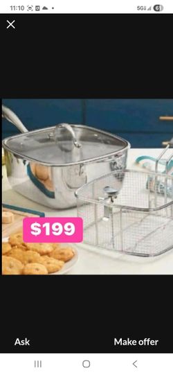 Freidora De 6qt De Princess House Nueva 