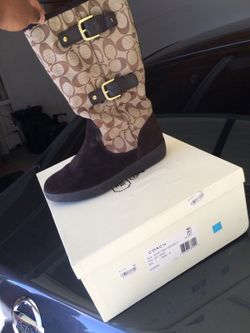 Coach boots for women 100% authentic