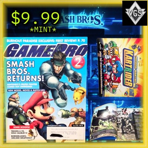 *RARE SMASH COVER* GamePro Magazine (Issue 233)