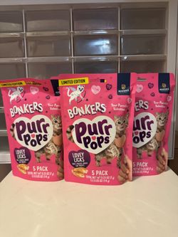 Bonkers Purr Pops Valentine 