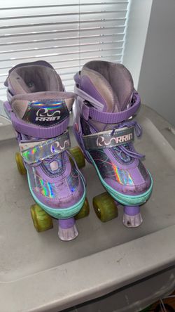 Girl rollers skates