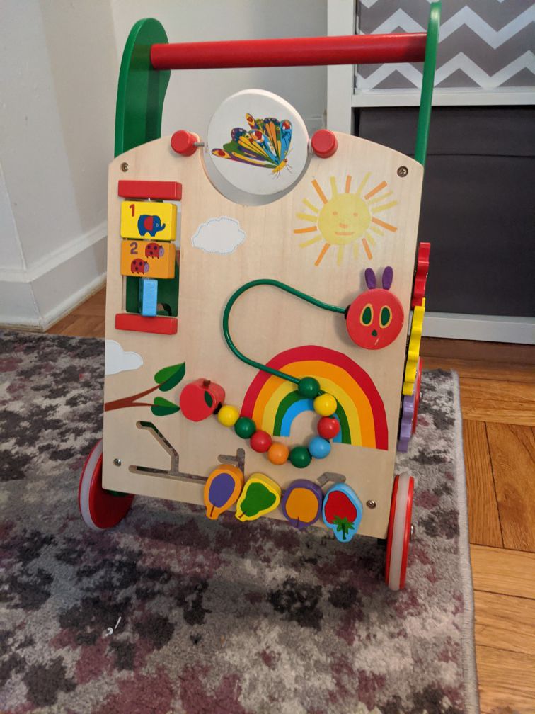 Eric Carle The Very Hungry Caterpillar Wooden Activity Walker