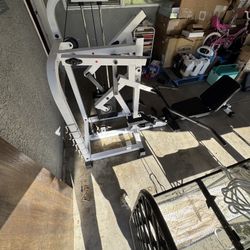 Home Gym A device for everything: chest, shoulders, back, legs, and arms.