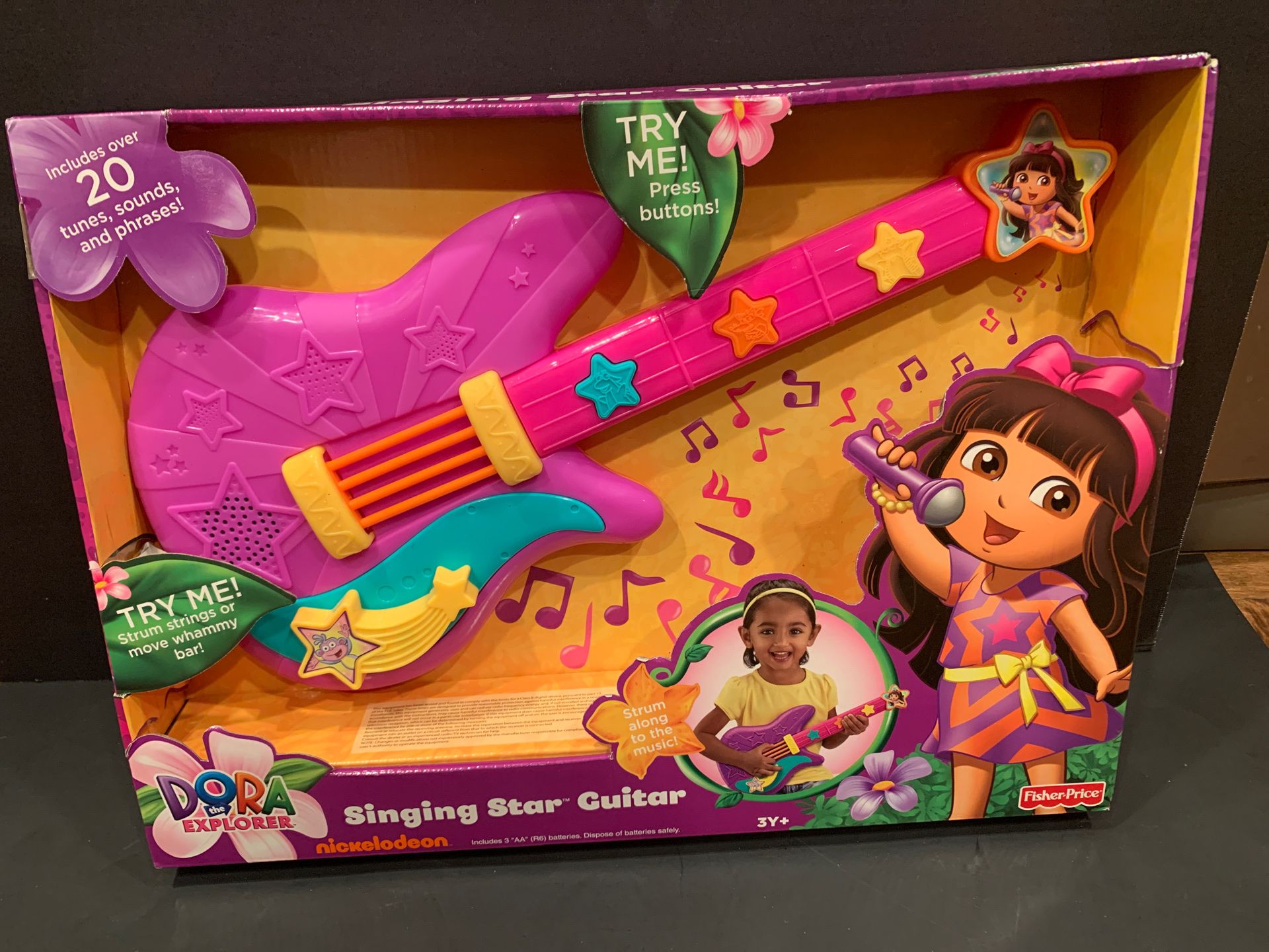 Dora Purple Guitar Dora The Explorer Singing Star Guitar Musical
