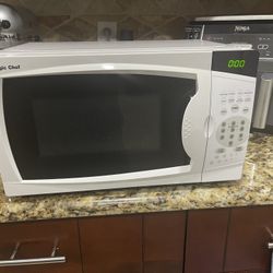 White Microwave 