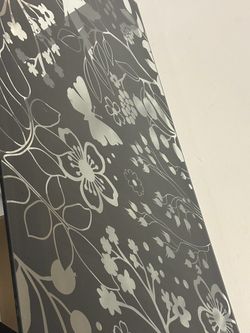 Glossy Floral Glass Tabletop / Desk Top